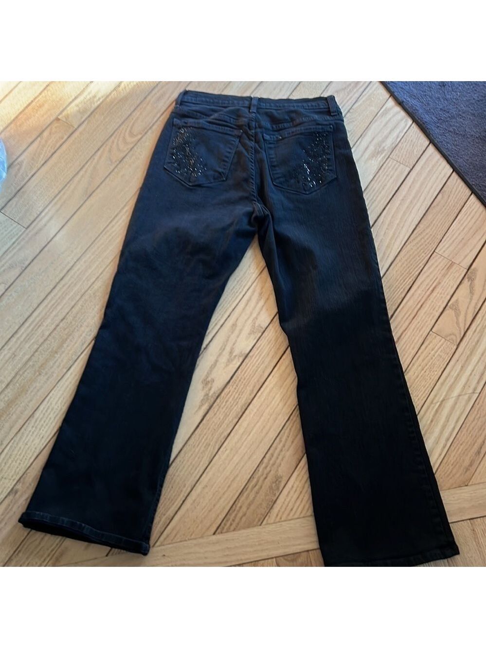 Not Your Daughter's Jeans Black Embellished Pockets - Picture 5 of 10